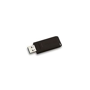 Verbatim Clé USB Slider Drive 32Go I USB 2.0 I 2 clés USB I pour laptop ordinateur portable ultrabook TV autoradio I Stick USB 2.0 I Clé USB avec un système de poussoir I noir