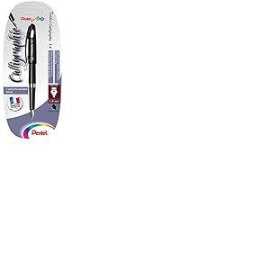 Pentel Tradio Calligraphy Stylo plume de calligraphie pointe fine 1,4 mm Noir