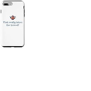That Really Takes The Biscuit! Mots Britanniques dr&ocirc;les Mignons Coque pour iPhone 7 Plus/8 Plus