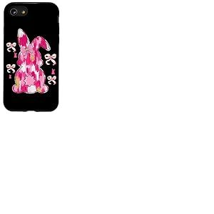 Lapin avec nœud rose Coque pour iPhone SE (2020) / 7 / 8