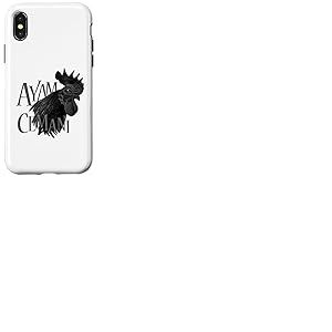 Ayam Cemani - Coq - Poules Coque pour iPhone X/XS