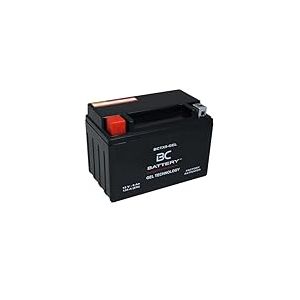 BC BATTERY Batterie de démarrage pour moto avec GEL 12V 8Ah BCTX9-GEL Motorcycle&Scooter, sans entretien, scellée, préchargée, similaire à YTX9-BS