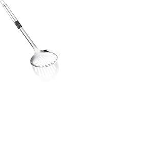 Leifheit Écumoire ProLine, Grande cuillère ajourée pratique pour le service à table, Écumoire inox avec œillet de suspension pratique