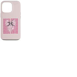 Ruban Rose Coyote Chasseur Coyote, Coquette Coque pour iPhone 13 Pro