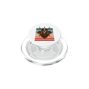 Cr&acirc;ne Viking Casque Viking Cr&acirc;ne avec Ailes Art Viking PopSockets PopGrip pour MagSafe