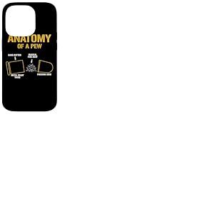 Anatomie d'un Banc Arme Fusil Pistolet Cadeau Coque pour iPhone 14 Pro