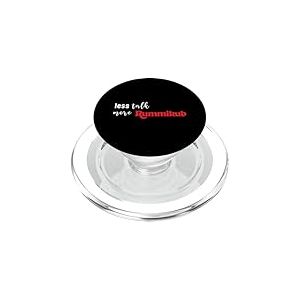 Rummikub Less Talk More Rummikub Tile Game Fun Gift PopSockets PopGrip pour MagSafe