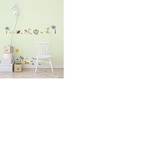 Komar Sticker Mural Disney Palmtrees - 50 x 70 cm (Largeur x Hauteur) - 34 pi&egrave;ces - Pumbaa, Timon, Simba, Lion King, Roi Lion Lion King, Deco, Stickers muraux, Chambre d'enfant - 14102h