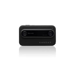 KanDao QooCam Ego - Cam&eacute;ra 3D int&eacute;gr&eacute;e avec visionneuse, vid&eacute;os 4K, Affichage st&eacute;r&eacute;oscopique instantan&eacute;, id&eacute;ale pour Les Voyages, Les f&ecirc;tes, Appareil VR, Appareil Photo Noir et visionneuse 3D Rouge.