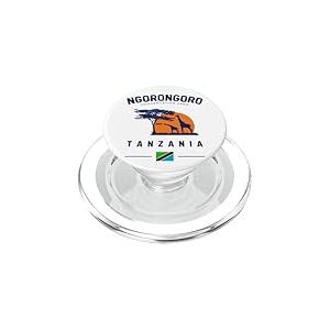 Parc National de la Zone de Conservation de Ngorongoro Tanzanie Safari PopSockets PopGrip pour MagSafe