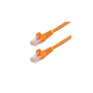 StarTech.com Câble Ethernet Cat5e de 1,8 m - Alimentation par Ethernet - snagless - Orange - Câble de réseau Ethernet (45PATCH6OR)