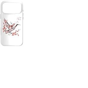 T Grue à Couronne Rouge en Origami Japonais pour Grue du Coque pour iPhone 17 Pro Max