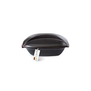 Römertopf CULINARIO Cocotte pour 4 personnes, 3 l, avec couvercle en céramique, pour mijoter, rôtir et cuire à la vapeur, passe au four, noire