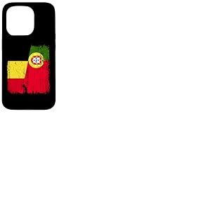 Maillot belge portugais demi drapeau belge portugal Coque pour iPhone 15 Pro