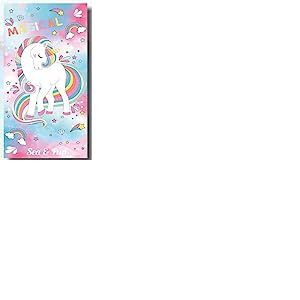 Miracle Home. Serviette de Plage en Microfibre Licorne Magical, 100% Poli&eacute;ster, 75 X 145 Cm. 11836