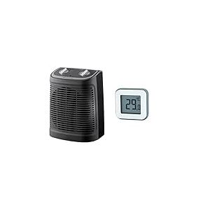 Rowenta SO2330F2 Radiateur et Ventilateur Soufflant Instant Comfort Compact Chauffage d’Appoint et Ventilation Chaud Froid & SCS Sentinel - HCN0048 - Thermomètre Digital Intérieur à Poser -30°C à 60°C