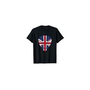 Médiator Guitare Drapeau de la Grande-Bretagne T-Shirt