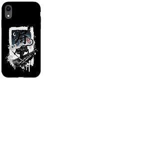 Katana Katana de Samoura&iuml; Ninja pour toiture Motif Chaton Noir Coque pour iPhone XR