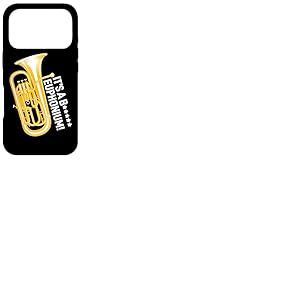 Euphonium Humour Grossière du Joueur d'Euphonium Brass Band Coque pour iPhone 17 Pro
