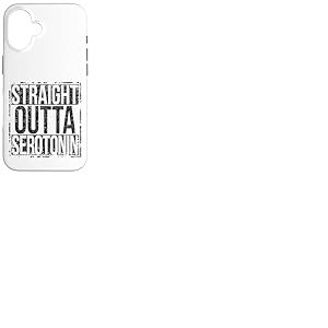Straight Outta Serotonine Grungy Style Coque pour iPhone 16