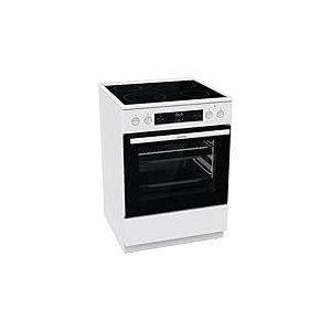 Gorenje GECS6C 70 WPA 740963 Cuisinière électrique avec plaque de cuisson vitrocéramique 60 cm / 71 litres/ExtraSteam/GentleClose/AirFry/Boutons escamotables/AquaClean/PerfectGrill /