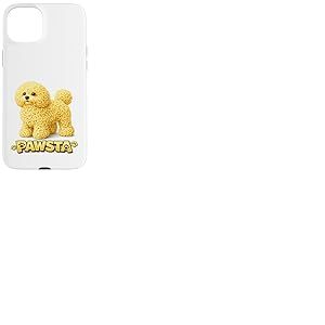 Bichon Frise Spaghetti Nouilles Cuisine Italienne Puppy Love Coque pour iPhone 15 Plus
