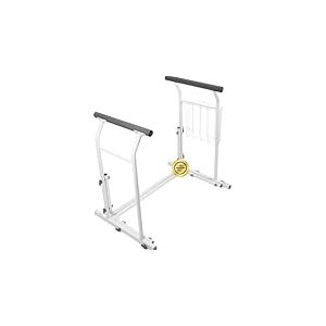 OrtoPrime Accoudoir WC portable WC WC et maison - Barre de bain handicapés - Structure d'appui pour toilettes - Incorporateur élévateur WC Barres handicapées et adultes - Poignées de bain rembourrées