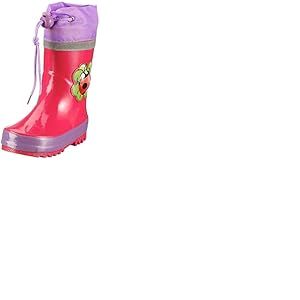 Playshoes Bottes En Caoutchouc Sabots Mixte Enfant, Coccinelle porte-bonheur, 26/27 EU