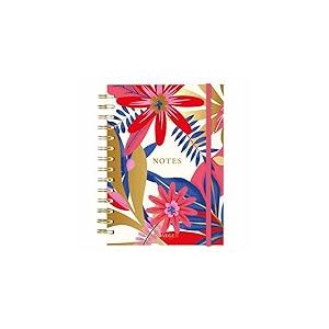 DRAEGER PARIS 1886 Bloc-Notes to do List - 13x18 cm - Couverture Rigide - 5 intercalaires Amovibles - 100 Pages détachables - Papier certifié FSC® - Fleurs