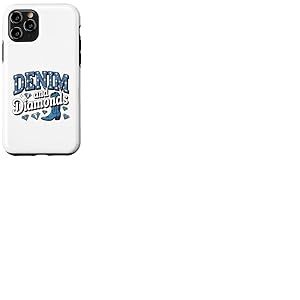 Denim et Diamants Africains Melanin Swag Cowgirls Western Coque pour iPhone 11 Pro