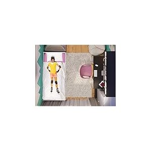 Italian Bed Linen Parure Housse de Couette numérique Kids, Coton, Roller, 1 Place