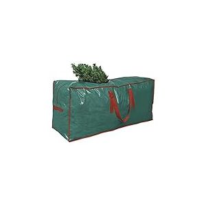 ProPik Sac de rangement pour sapin de Noël | Peut contenir jusqu'à 2,3 m pour sapin de Noël démonté | 114,3 x 38,1 x 50,8 cm | Boîte de rangement parfaite avec fermeture éclair élégante et poignées