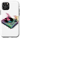 Glitch Art Platine Disque Vinyle Musique Coque pour iPhone 11 Pro