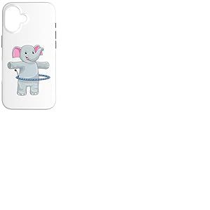 Elephant Cerceau Fitness Workout Gymnastique Coque pour iPhone 16