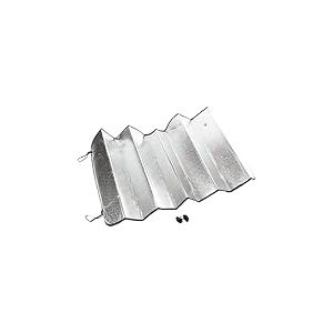 Start - Pare-Soleil Voiture, Résistant aux UV, Ventouse, Pliable, Universel, avec Étui, Pare-Brise, 130x60 cm, Multicolore, Aluminium