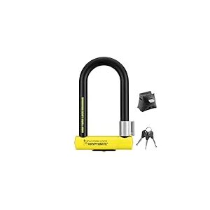 Kryptonite New York Lock Diamond Standard Antivol à Arceau - Résistant aux Meuleuses d'angle - Diamètre de l'anse 26 mm - Sécurité Ultime pour Les vélos, vélos électriques et Scooters