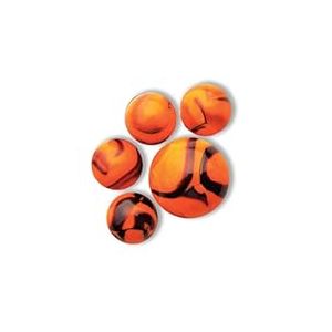 mesbilles - 25 Billes en Verre Jupiter : 24 Billes et 1 Calot