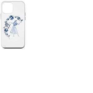 Disney La Belle au Bois Dormant Princesse Aurore Bleu Floral Coque pour iPhone 12 mini