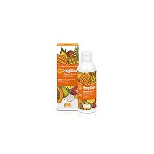 Helan, MangoBoom - Shampooing et bain pour hommes et femmes au parfum d'ananas et de papaye, gel douche et frais pour le corps et les cheveux avec des ingrédients naturels et de la vitamine C, 150 ml