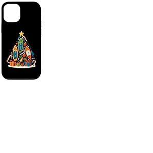 Sapin de Noël Stand Up Paddling Sup Coque pour iPhone 12/12 Pro