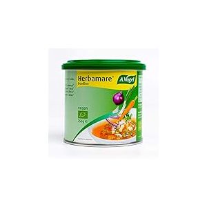 A.VOGEL - Herbamare - Préparation pour bouillon de légumes réconfortants - Concentré à base de sel marin et de légumes - Savoureux, vegan et sans gluten - 250g