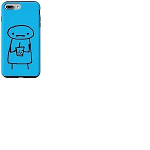 #snirt T-shirt humoristique avec motif bonhomme Coque pour iPhone 7 Plus/8 Plus