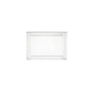 Norbe | Miroir Décoratif KAIA 90 x 70 Cadre Triple Rayé | Miroir Horizontal | Miroir Vertical | Miroir Entrée | Miroir Chambre | Dimensions 90 x 70 cm…