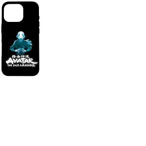 Avatar Aang Flèche Lumineuse Pose de Flexion d'air Lumière Bleue Coque pour iPhone 16 Pro