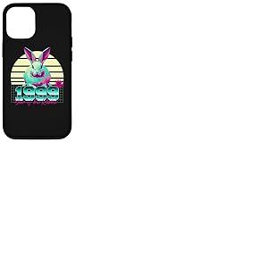 1999 Année du Lapin Anniversaire 80s Zodiaque Chinois rétro Coque pour iPhone 12/12 Pro