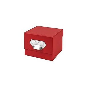 Roessler S.O.H.O. Bo&icirc;te de rangement pour photos / cartes A6 Rouge (Import Allemagne)