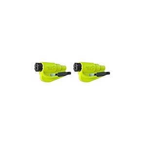 RESQME GBO-RQM-YELLOWFLUO Porte-Clés Sécurité, Jaune, Lot de 2