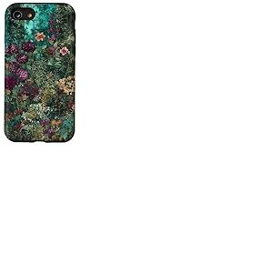 Jardin Botanique Nature Vintage Coloré Floraison Esthétique Coque pour iPhone SE (2020) / 7 / 8
