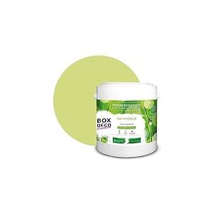 Peinture naturelle écologique aspect Mat NATURA - Tassili - Murale intérieur - 43 couleurs - 2,5 L - 45 m² (Vert Anis)