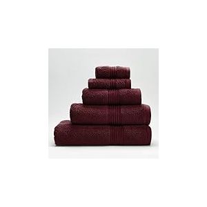 Catherine Lansfield Hometextiles, Bath, So Soft Bordeaux Serviette 50 x 90 cm